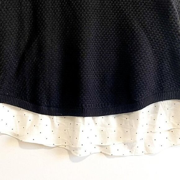 NWT Loft black knit shell with underlay - Picture 5 of 9